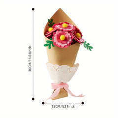 DIY Non Woven Fabric Hand Held Bouquet Package - Choose Meaningful Bouquet Style
