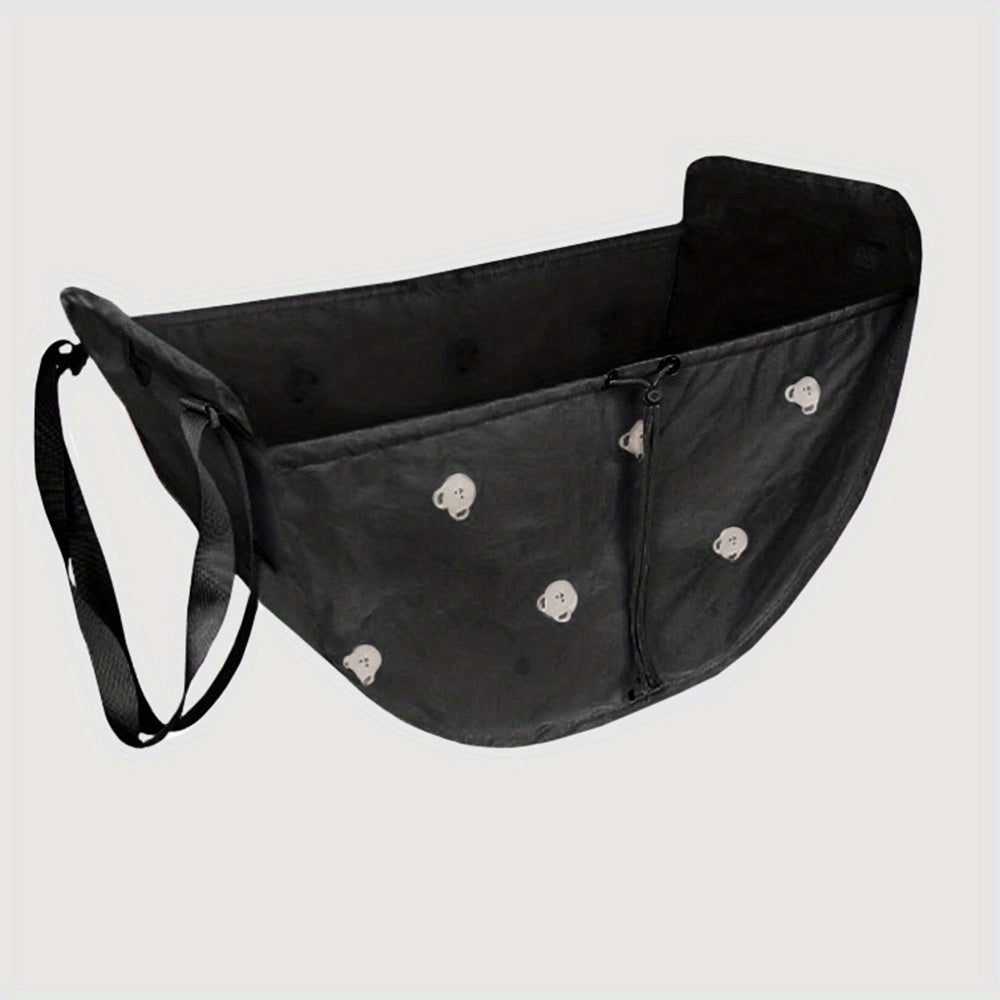 Kids' Baby Car Storage Bag Cartoon Bear Pattern Large Capacity Hanging Bag