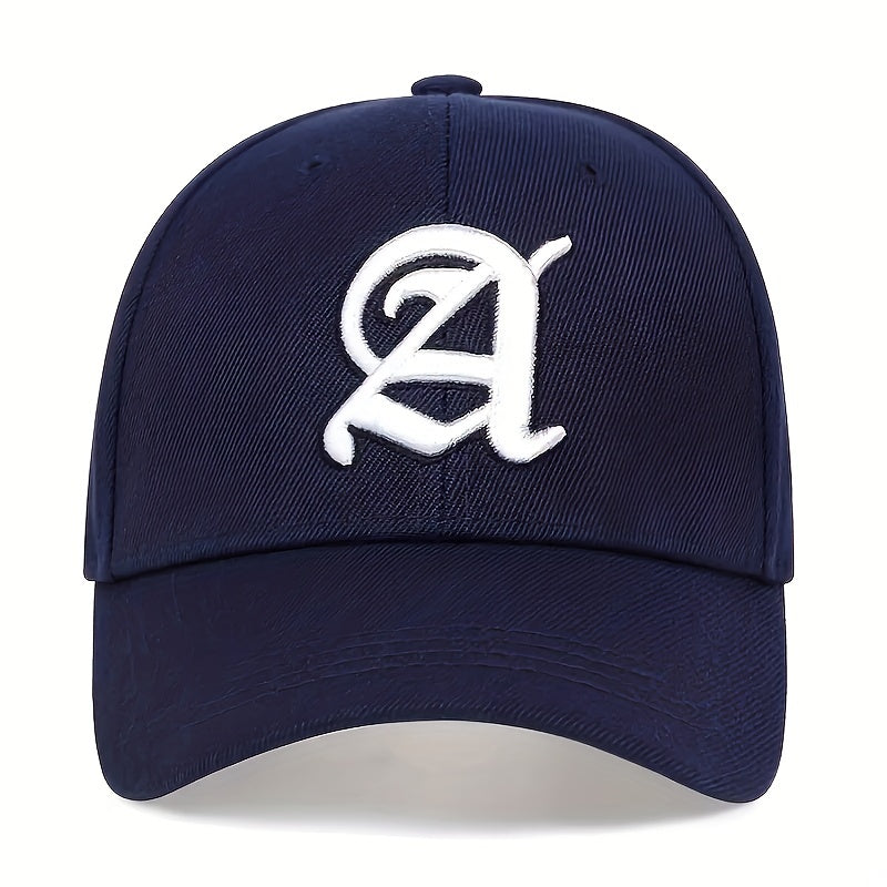 Men's Gothic A Letter Baseball Cap Adjustable Hat