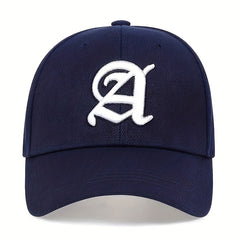 Men's Gothic A Letter Baseball Cap Adjustable Hat