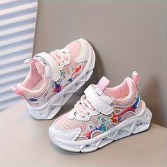 Boys Mesh Sneakers With Light Breathable Non Slip