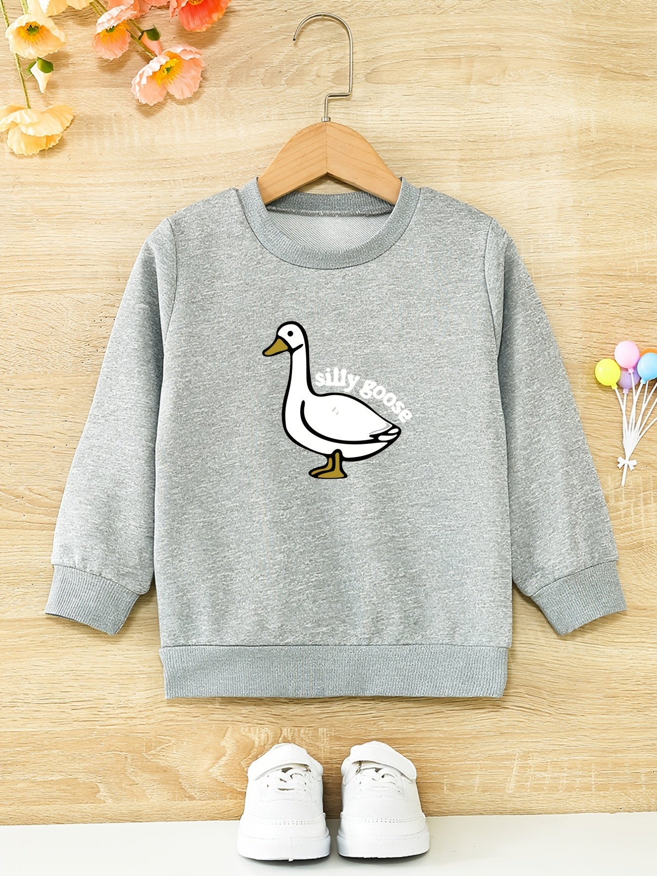 Kids 'Silly Goose' Graphic Sweatshirt