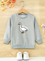 Kids 'Silly Goose' Graphic Sweatshirt