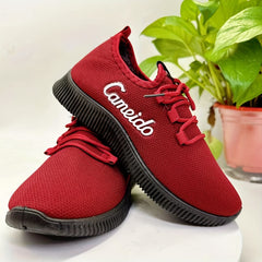 Plush Lined Breathable Running Shoes Outdoor Sneakers