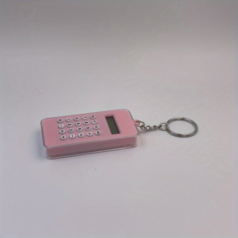 Mini Maze Calculator Keychain Portable Counting Toy
