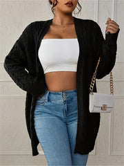 Cable Long Sleeve Cardigan