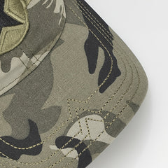 Camouflage Baseball Cap Embroidered for Outdoor Style