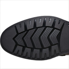 Men's Round Toe Derby Lace-Up Dress Shoes for Office Business