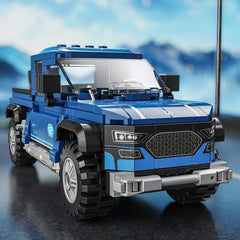 Racing Truck Building Set 336pcs ABS 4x4 Wheels Detailed Ideal Kids 6 Adults