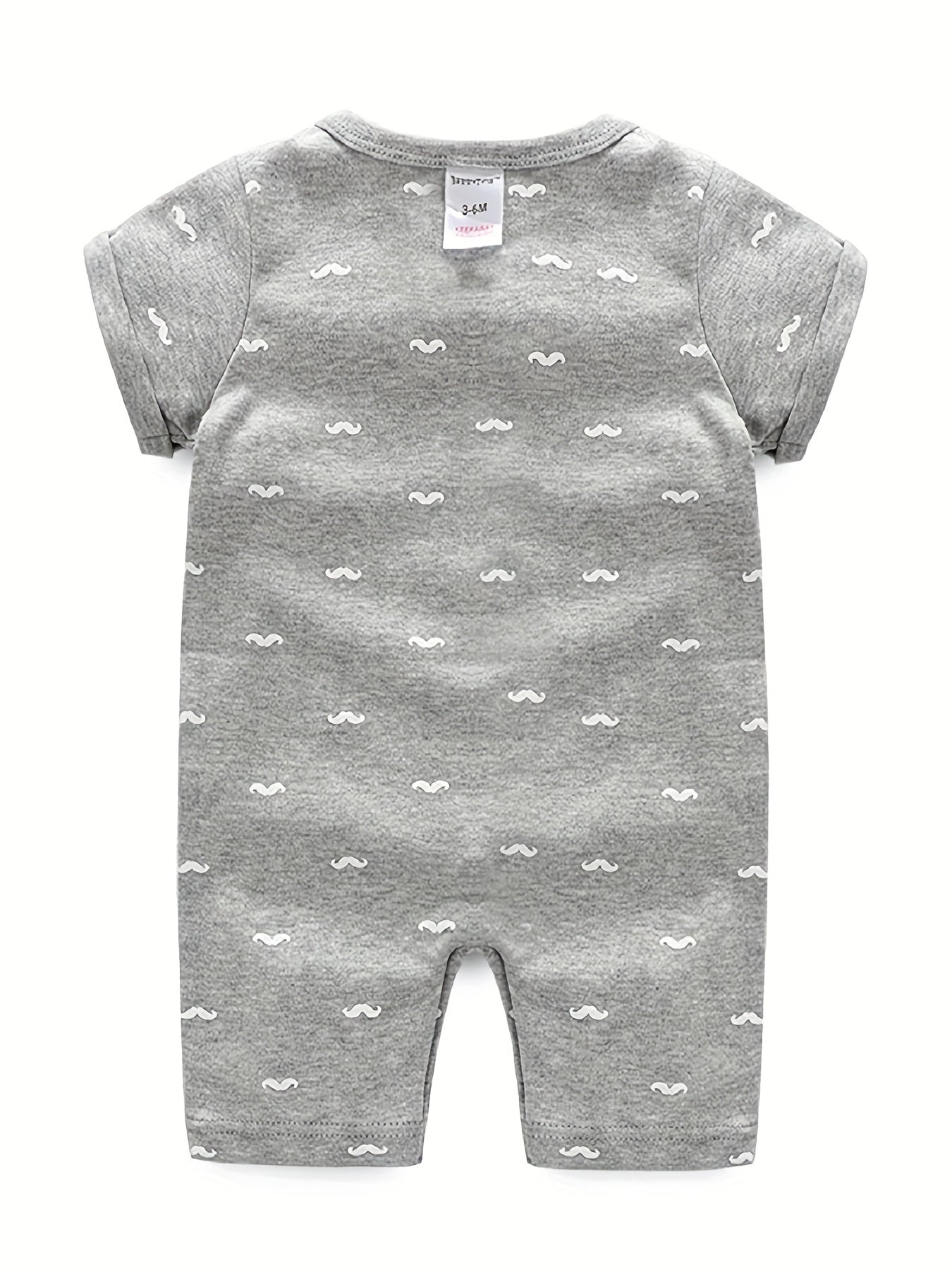 Baby Summer Graphic Cotton Onesie Short Sleeve Romper