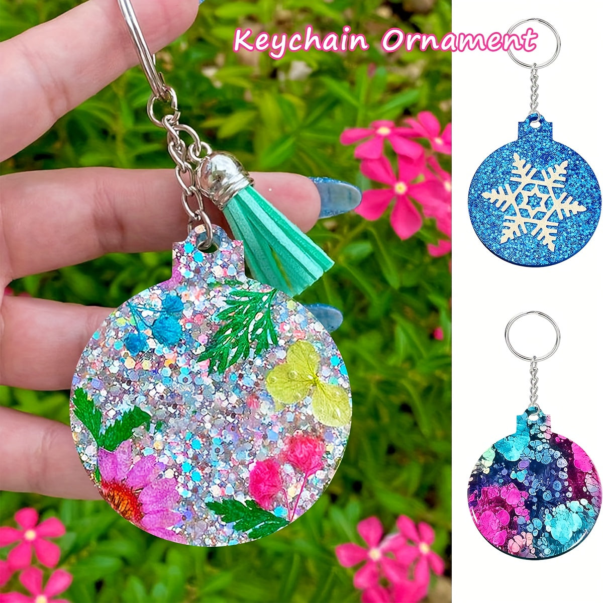 Christmas Silicone Molds for Resin Ornaments DIY