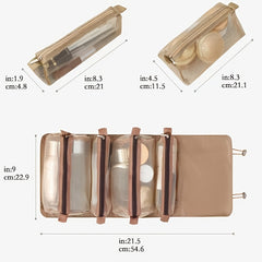 Detachable Cosmetic Bag Large Capacity Four in one Functional And Portable