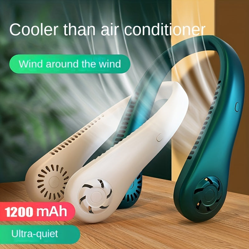 Portable Neck Fan USB Rechargeable Outdoor Sport Fan