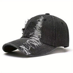 Men's Ripped Cowboy Baseball Cap Sun Hat