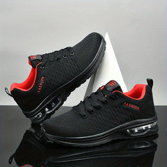 Men's Lace-up Sneakers Athletic Shoes Air Cushion Shock-absorbing Breathable