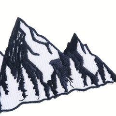 1pc Cartoon Mountain Embroidered Cloth Patch Iron On Patches DIY Sewing