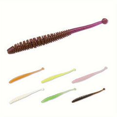 30pcs Fishing Soft Lure Swimbait For Trout Bass Tackle