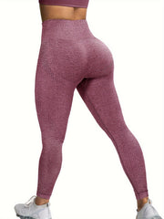 High Waist Seamless Yoga Pants Tummy Control Butt Lifting Slimming Yoga Leggings