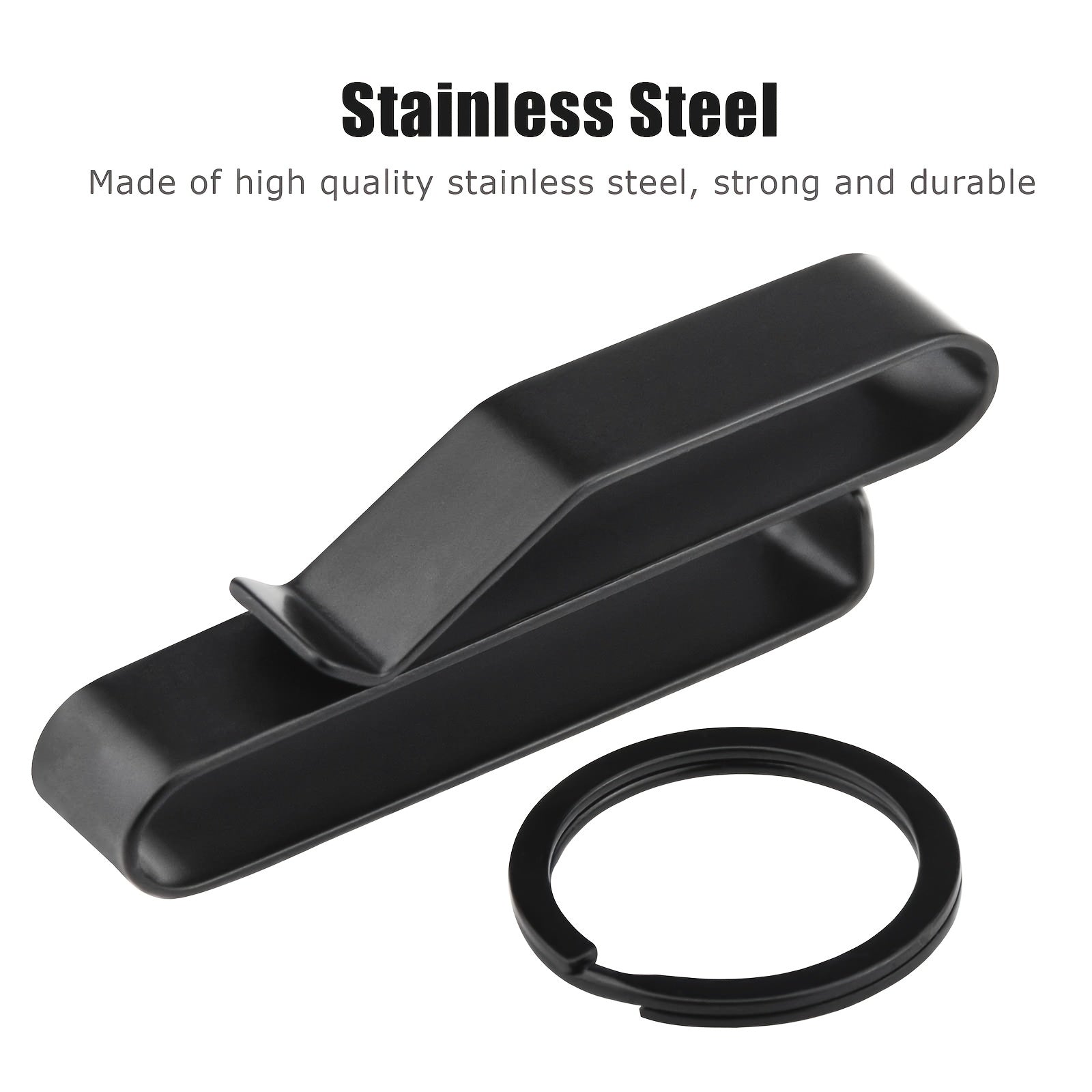 Portable Stainless Steel Key Ring for Men and Women