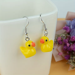 5 Pairs Girls Animal Drop Earrings for Party Birthday Gift