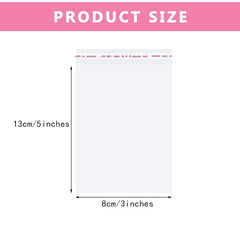 200pcs Self-sealing Cellophane Bag Reusable Packaging Gift