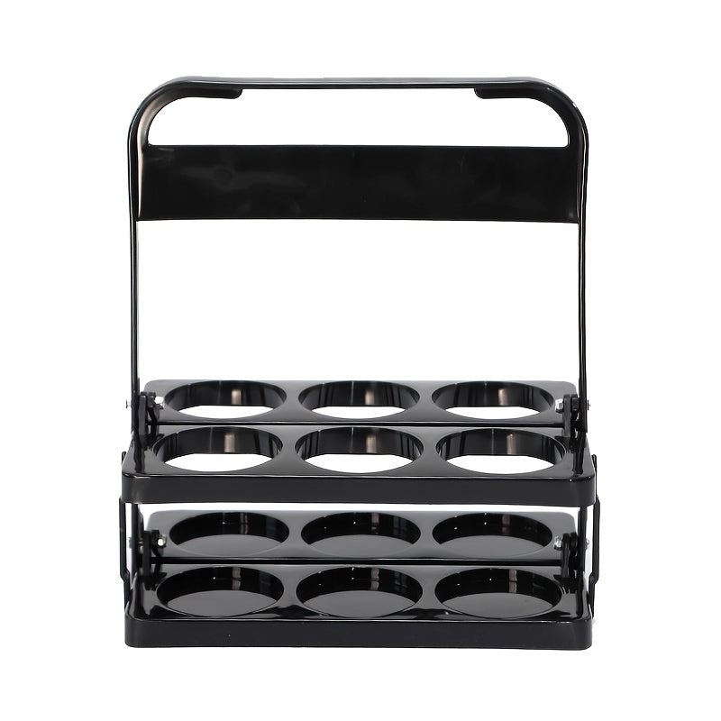 Foldable Cup Holder With Handle Reusable Beverage Coffee Beer Bottle Holder