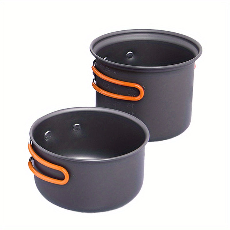 Portable Picnic Non Stick Pot Stainless Steel Cookware for Outdoor Camping