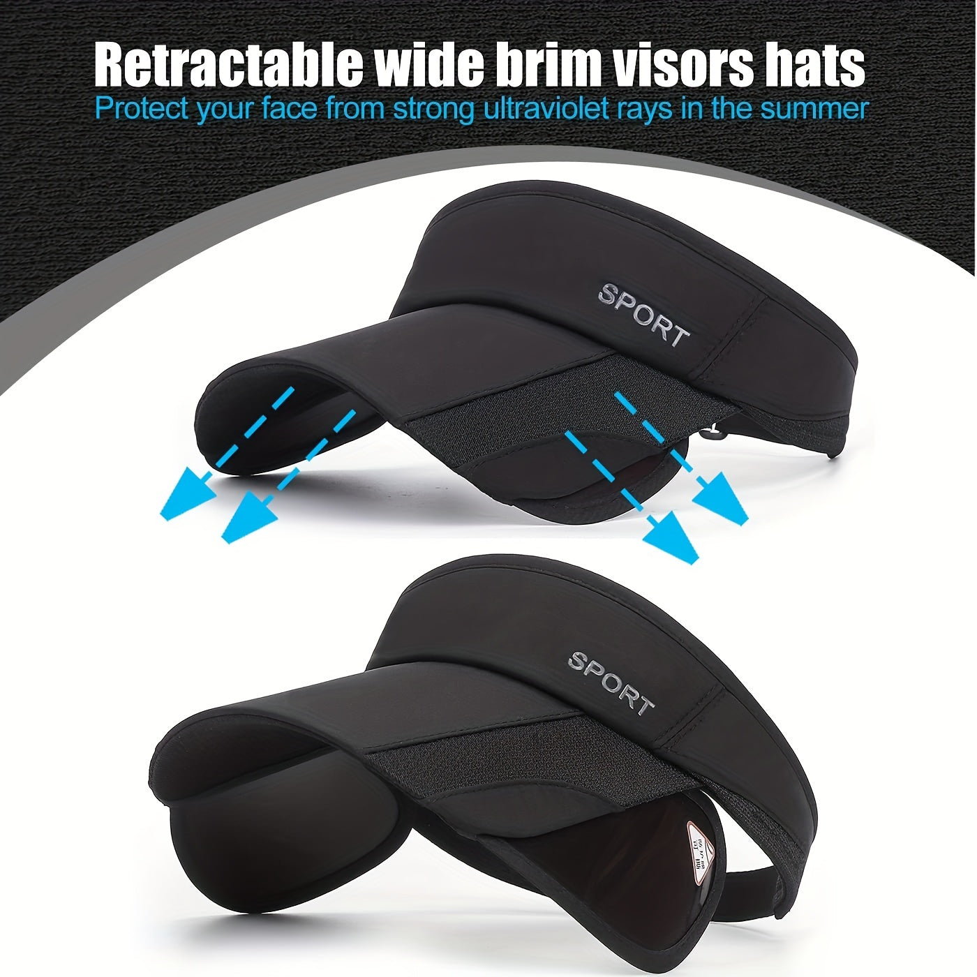 Summer Outdoor Sports Sun Protection Empty Top Hat