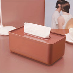 Desktop Tissue Storage Box for Home and Car Use