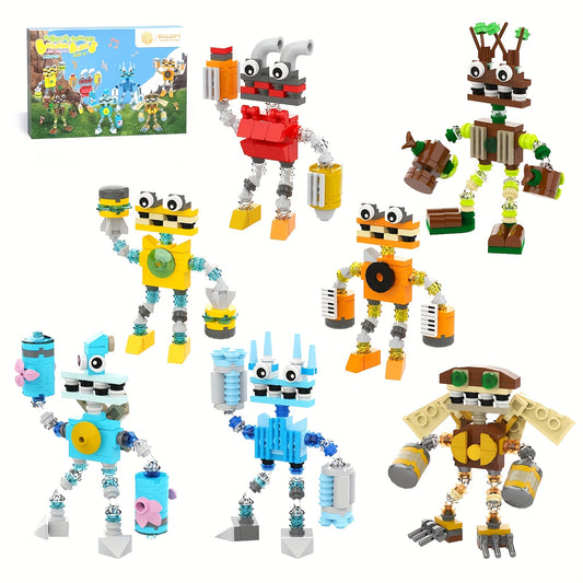 Monster Friends Building Set 639pcs DIY Toy Model Educational Game