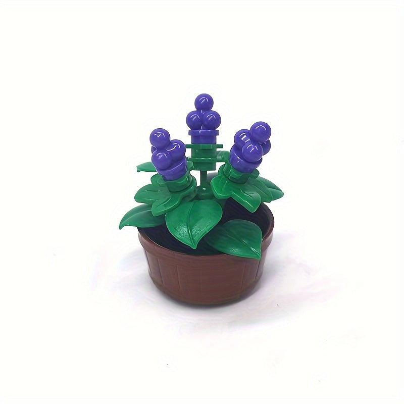 Gardening Plants Building Blocks Toys Leaves Flowers Home Decor