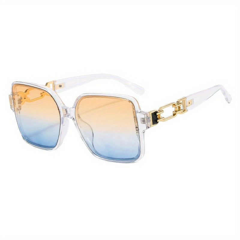 Large Square Frame Sunglasses For Women Men UV400