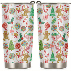 Christmas Series Insulated Water Cup 590ml Stainless Steel Bottle