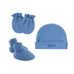 Newborn Fetal Cap & Gloves & Foot Covers Set for Baby Photography Props