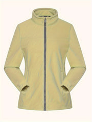 Warm Windproof Softshell Sports Jacket - Women's Activewear