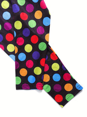 Kid Girls Colorful Dots Print Leggings Slim Fit Sports Casual Tight Pants