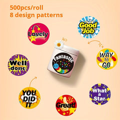 500 English Cartoon Fun Stickers for Kids