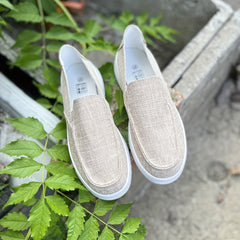 Women's Solid Flat Slip On Lightweight Shoes