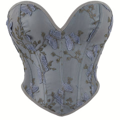 Butterfly Embroidery Corset Body Shaper Women's Lingerie
