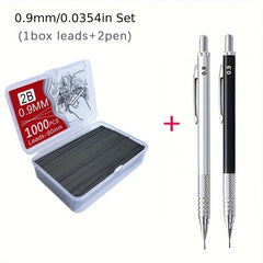3pcs Mechanical Pencil Lead Set 0.5-2.0mm Refill Student Writing Art 2 Pen