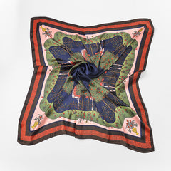 Silk Scarf Satin Large Square Scarf Shawl For Women Lightweight Neck Scarf