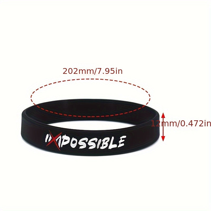 6 Pcs Smiling Face Silicone Bracelet Colored Rubber Band Wrist Band