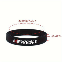 6 Pcs Smiling Face Silicone Bracelet Colored Rubber Band Wrist Band