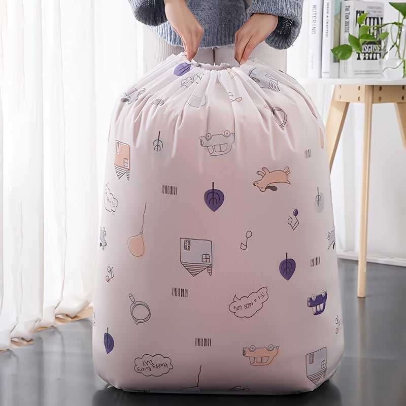Large Capacity Quilt Storage Bag Foldable Moisture-proof Bundle Pocket