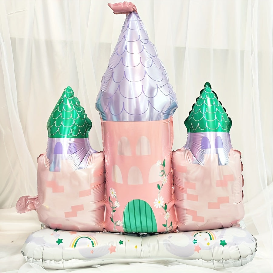 Large Castle Aluminum Balloon for Party Wedding Birthday Bridal Celebration