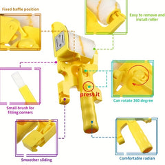 Edge Trimming Roller Brush Latex Paint Inner Corner Wall Paint Brush