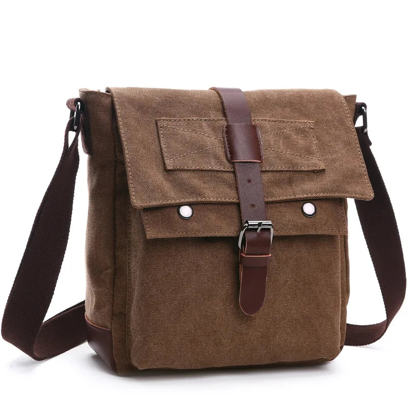 Good Man Canvas Shoulder Bag Men Messenger Bag