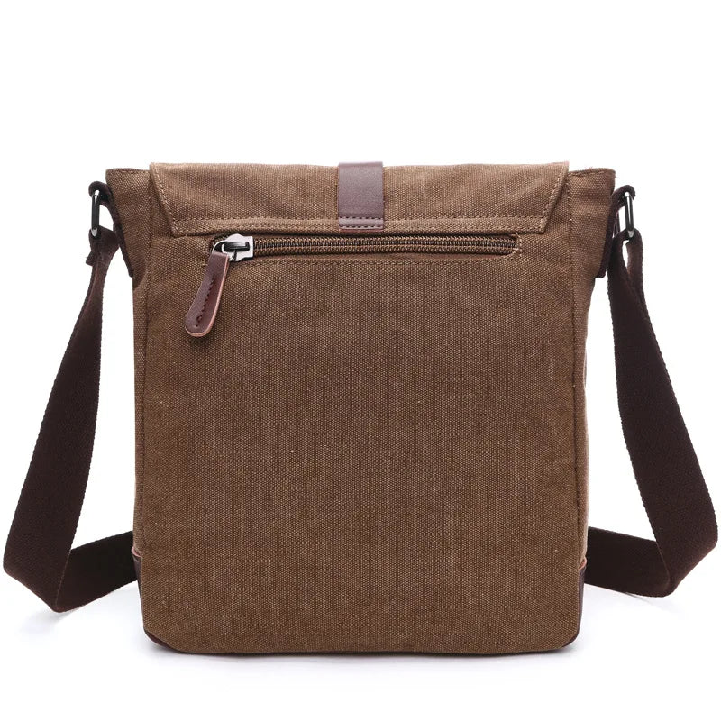 Good Man Canvas Shoulder Bag Men Messenger Bag