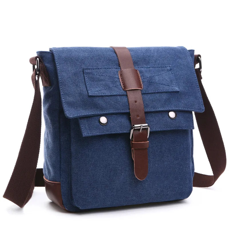 Good Man Canvas Shoulder Bag Men Messenger Bag