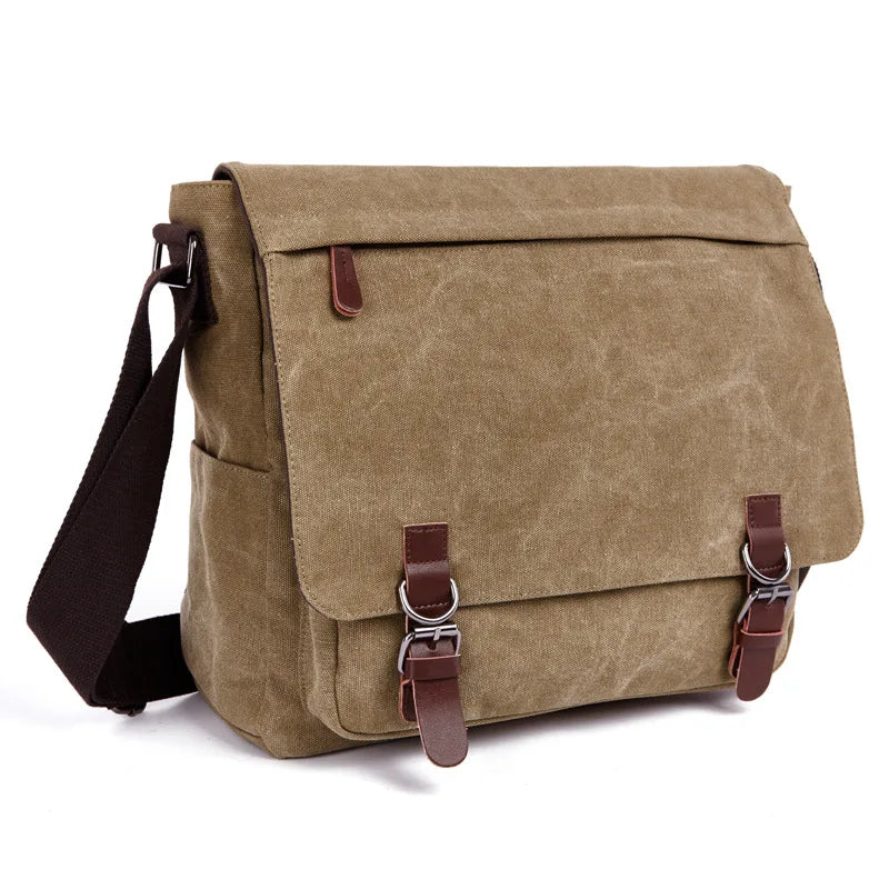 Hot Man Canvas Shoulder Bag Male Messenger Bag